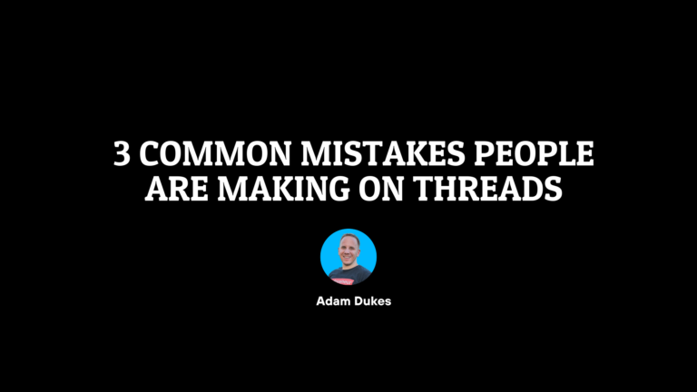 3 Common Mistakes People Are Making on Threads