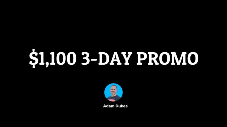 $1,100 3-Day Promo